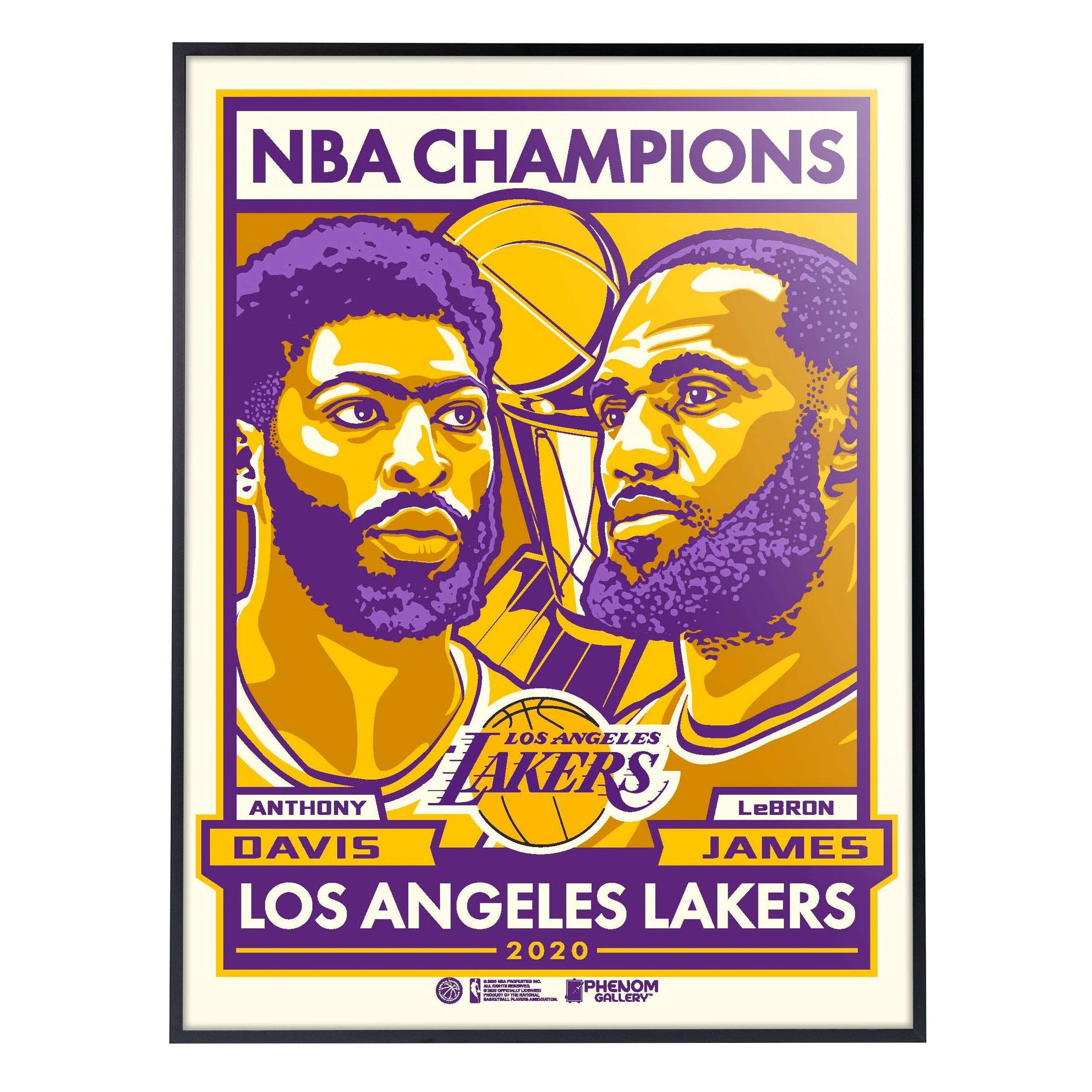 Men's Los Angeles Lakers Black 2020 NBA Finals Champions Bleacher