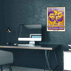 Lakers 2020 Champs 18"x 24" Serigraph