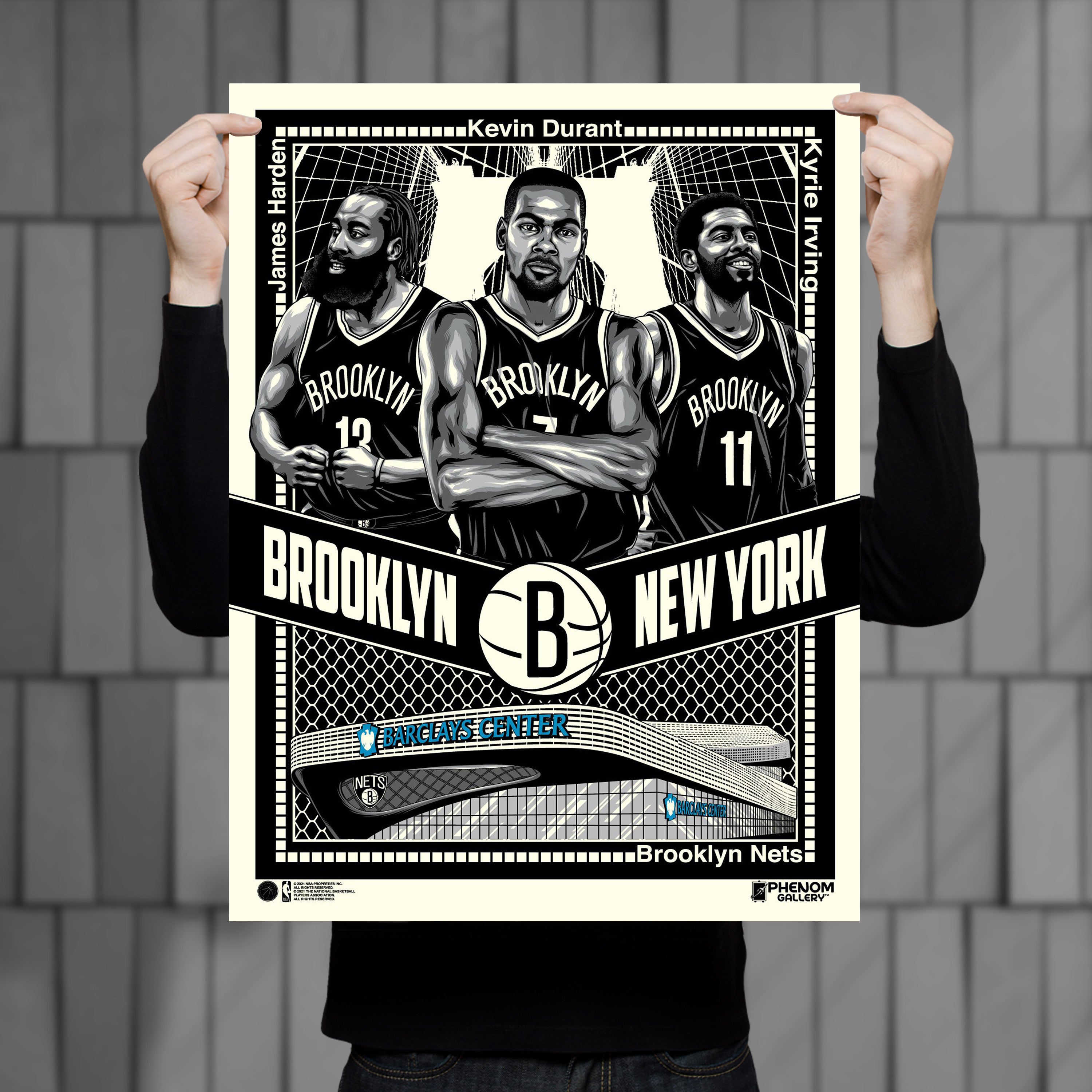 Kevin Durant Brooklyn Nets by Artstudio 93