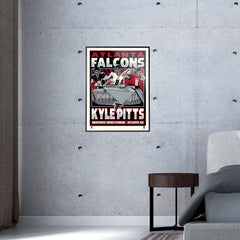 Atlanta Falcons Kyle Pitts 18"x24" Serigraph