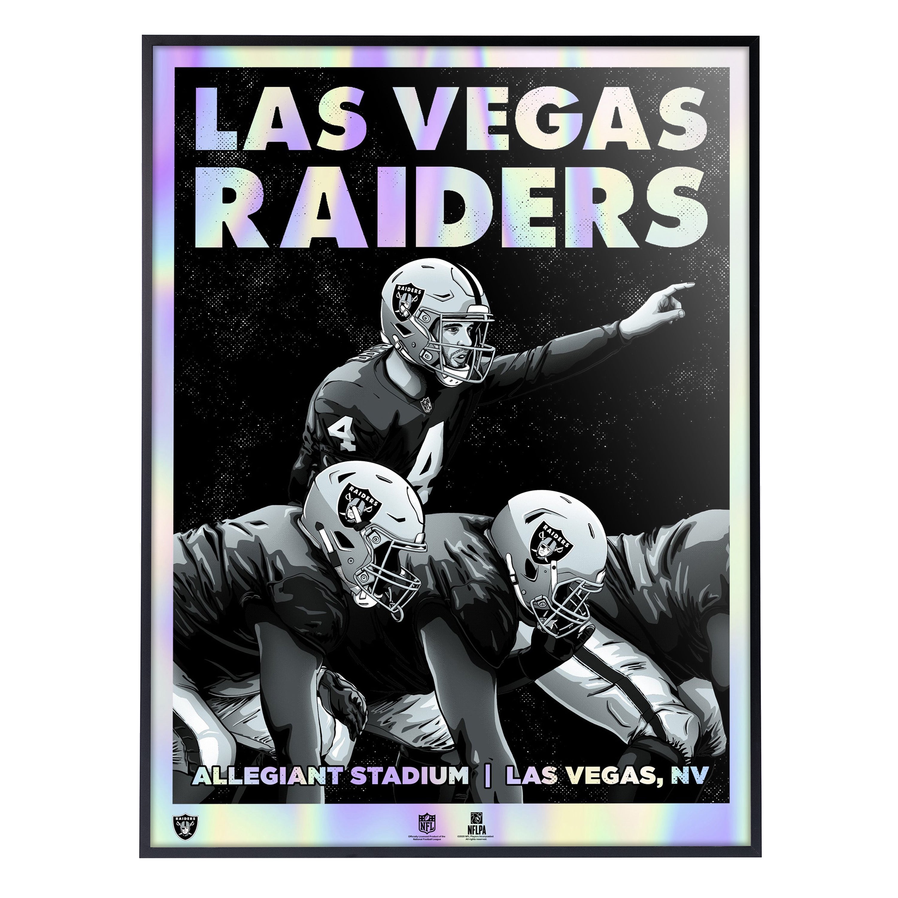  Las Vegas City Raiders American Football Poster
