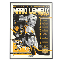 Pittsburgh Penguins Mario Lemieux "Le Magnifique" 18"x24" Serigraph
