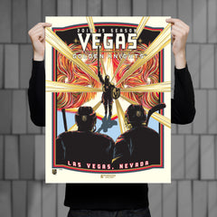 Vegas Golden Knights '18-'19 Season "Spellbound" 18"x24" Serigraph
