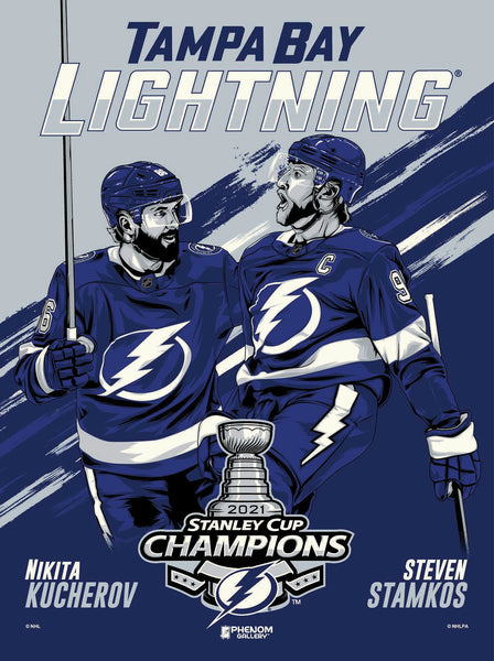 Tampa Bay Lightning 2021 Stanley Cup Champions Sticker Hockey