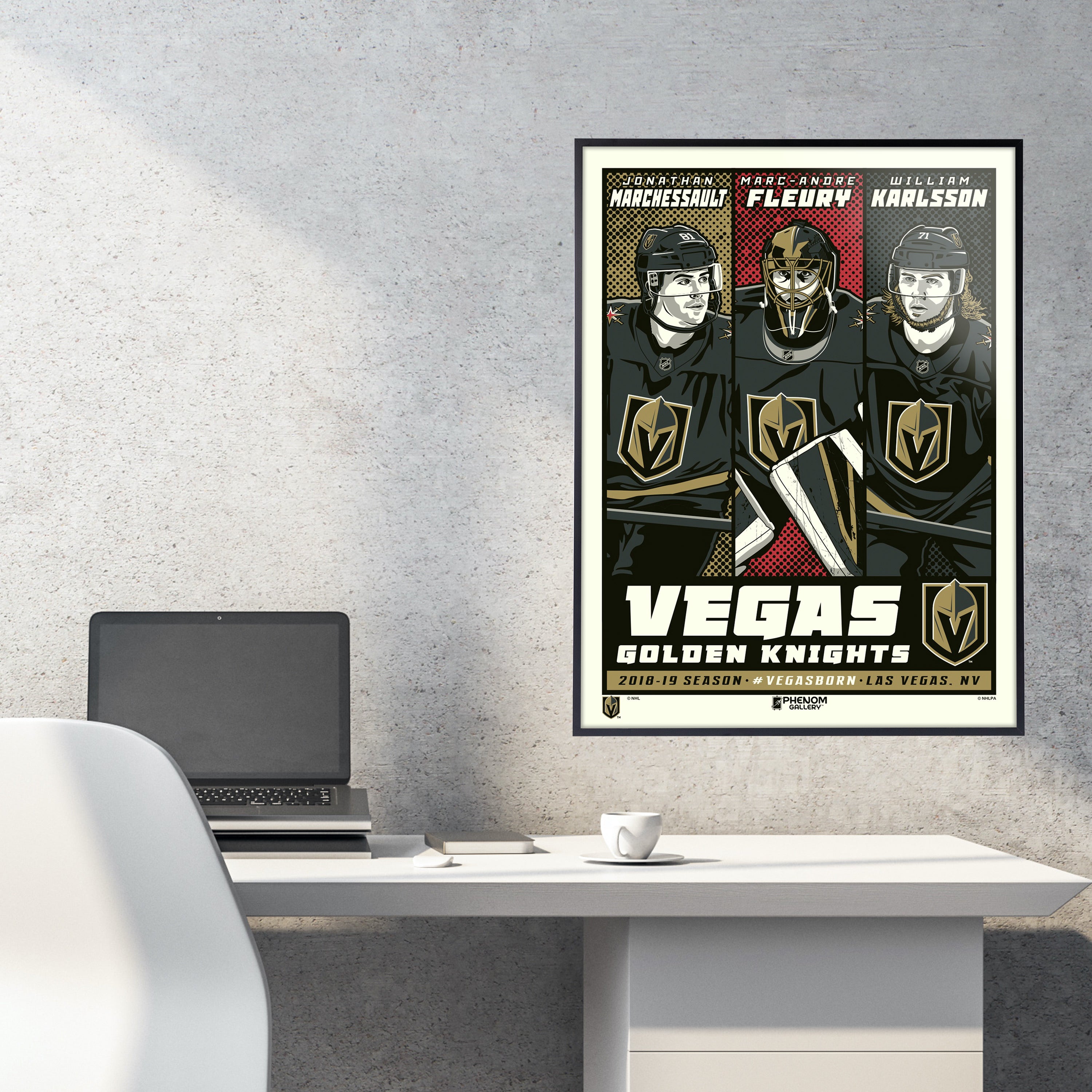 Vegas Golden Knights Superstar Set 18x24 Serigraph – Phenom Gallery