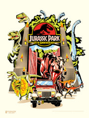 Jurassic Park 25th Anniversary 18"x 24" Serigraph