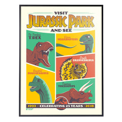 Jurassic Park 25th Anniversary 18"x24" Serigraph