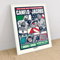 Canelo vs Jacobs Middleweight Championship 18"x24" Serigraph