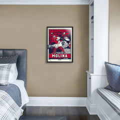 St. Louis Cardinals Yadier Molina 18"x24" Serigraph