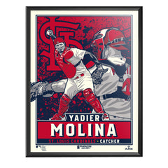 St. Louis Cardinals Yadier Molina 18"x24" Serigraph