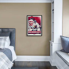 St. Louis Cardinals Adam Wainwright 18"x24" Serigraph