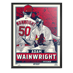 St. Louis Cardinals Adam Wainwright 18"x24" Serigraph