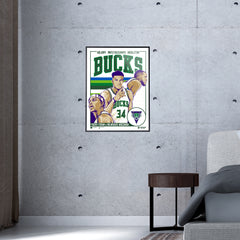 Milwaukee Bucks Mixtape 18"x24" Serigraph