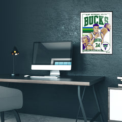 Milwaukee Bucks Mixtape 18"x24" Serigraph