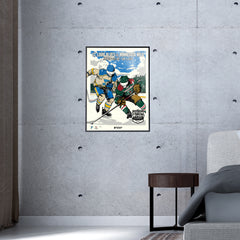 NHL '22 Winter Classic Blues vs Wild 18"x24" Serigraph