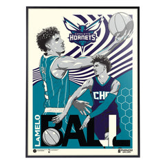 Charlotte Hornets LaMelo Ball 18"x24" Serigraph
