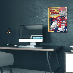 St. Louis Cardinals Yadier Molina 18" x 24" Gold Foil Serigraph