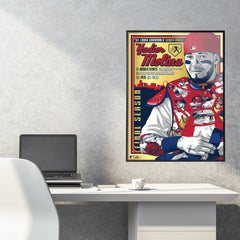 St. Louis Cardinals Yadier Molina 18" x 24" Gold Foil Serigraph