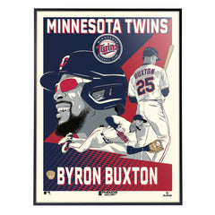 Minnesota Twins Byron Buxton 18"x24" Serigraph
