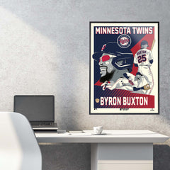 Minnesota Twins Byron Buxton 18"x24" Serigraph