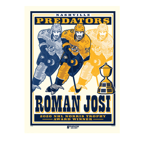 Roman Josi Poster Nashville Predators NHL Sports Print 