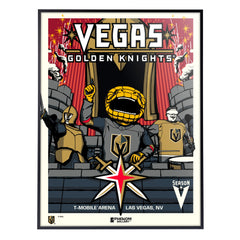 Vegas Golden Knights 5th Anniversary Fan Appreciation 18"x24" Serigraph