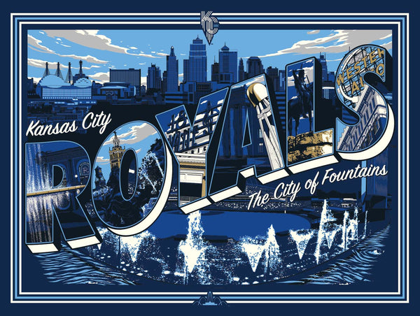 Kansas City Royals '23 City Connect 18" x 24" Serigraph