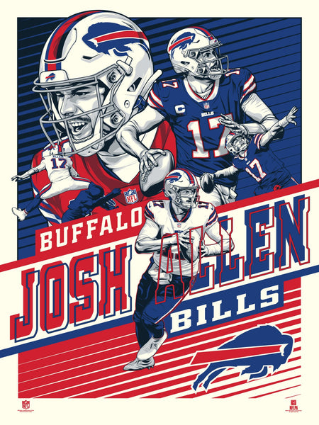 Buffalo Bills Josh Allen 18x24 Serigraph – Phenom Gallery