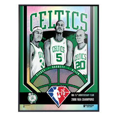 Boston Celtics 75th Anniversary '08 Champs 18"x24" Foil Serigraph