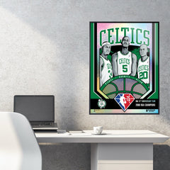 Boston Celtics 75th Anniversary '08 Champs 18"x24" Foil Serigraph