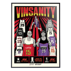 Vince Carter Vinsanity 18"x24" Serigraph