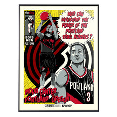 Portland Trailblazers '19 NBA Playoffs 18"x24" Serigraph