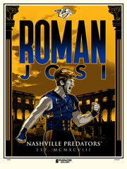 Nashville Predators Roman Josi 18"x24" Serigraph