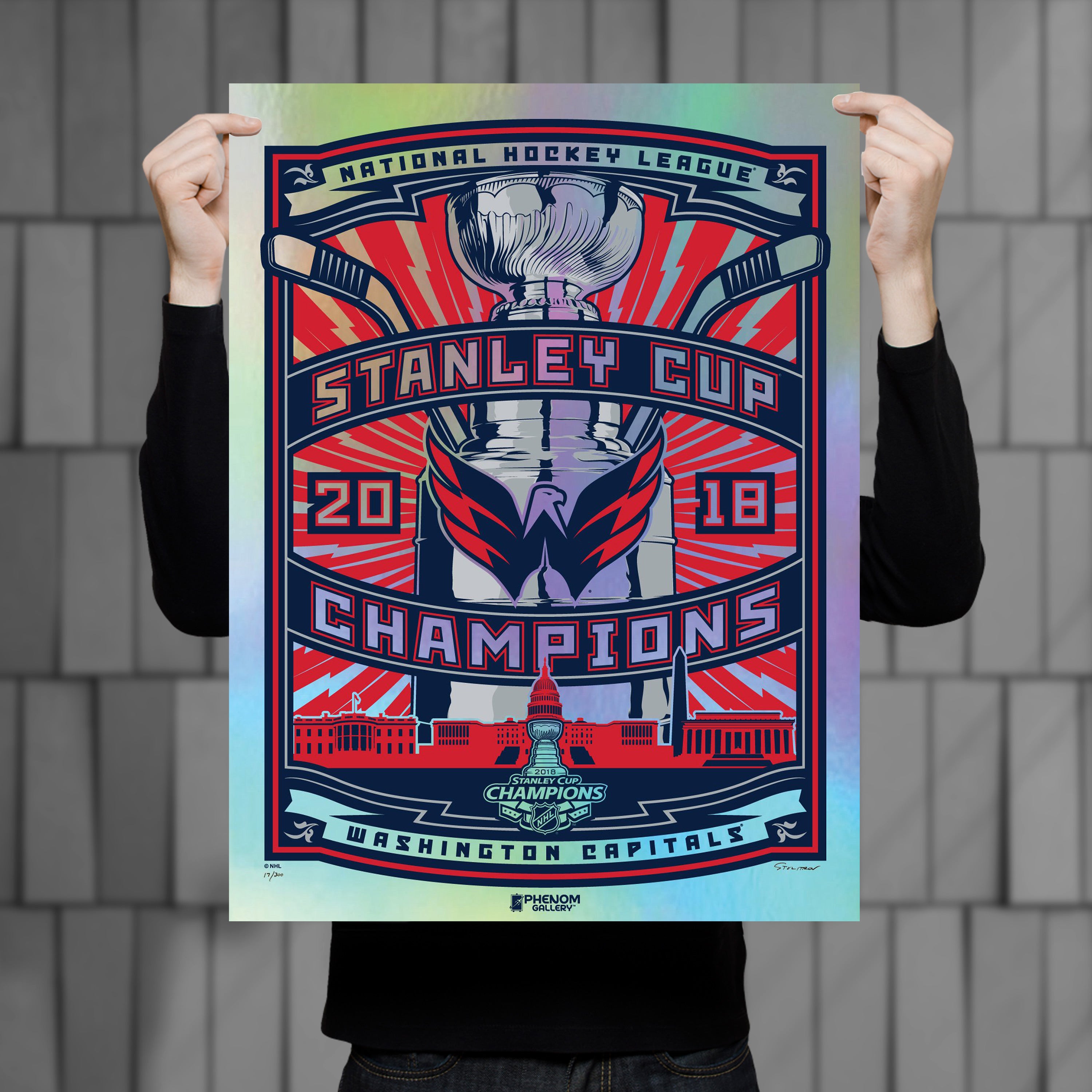 New Washington Capitals 2018 Stanley Cup Champs Neon Sign HD Vivid Pri –