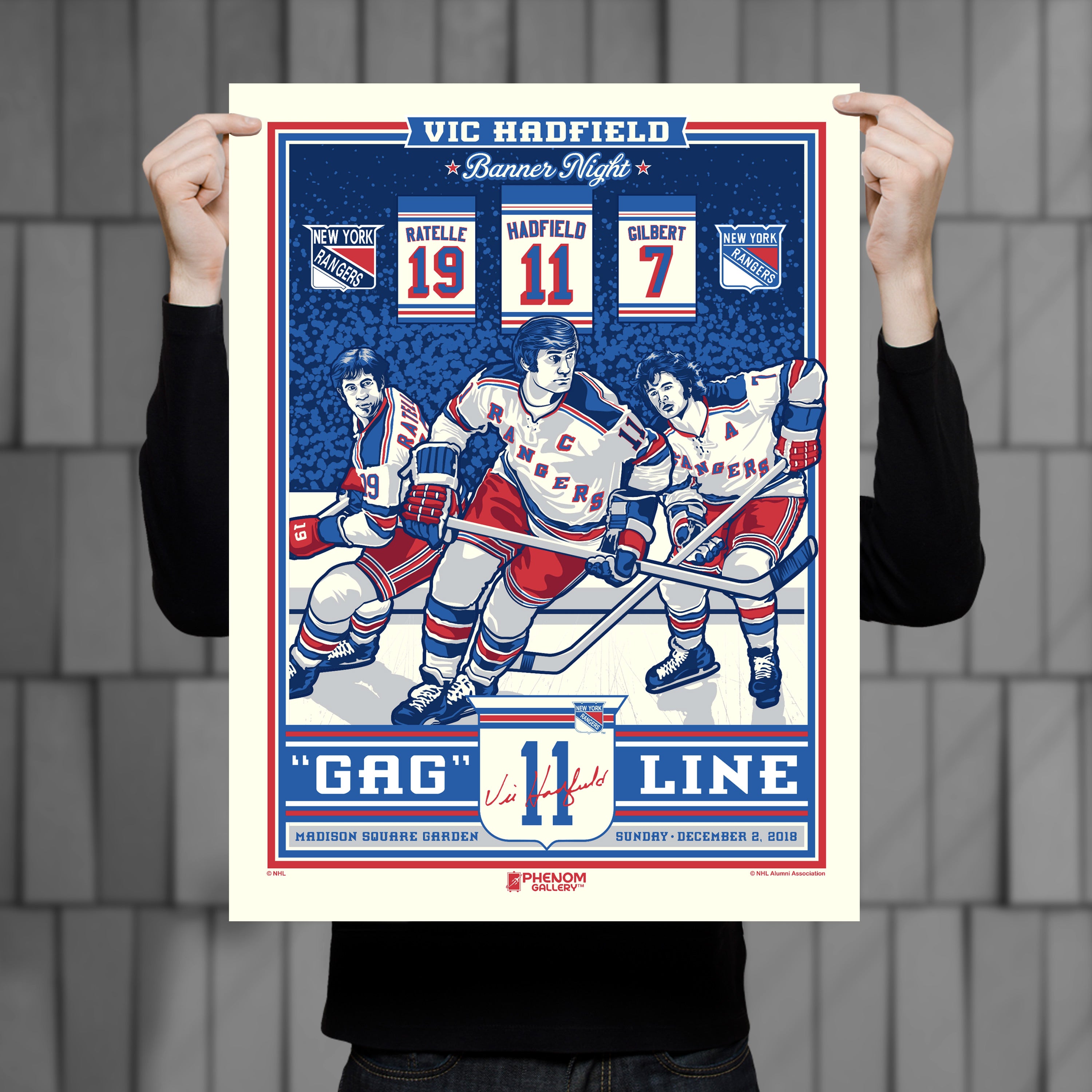 טוויטר \ New York Rangers בטוויטר: Tonight Vic Hadfield's #11