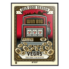 Vegas Golden Knights '19-'20 Slots 18"x24" Serigraph