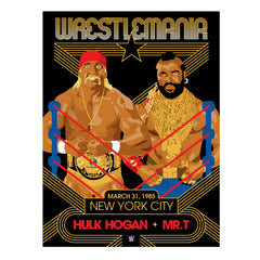 WWE Wrestlemania 1 Hulk Hogan and Mr. T 18" x 24" Serigraph