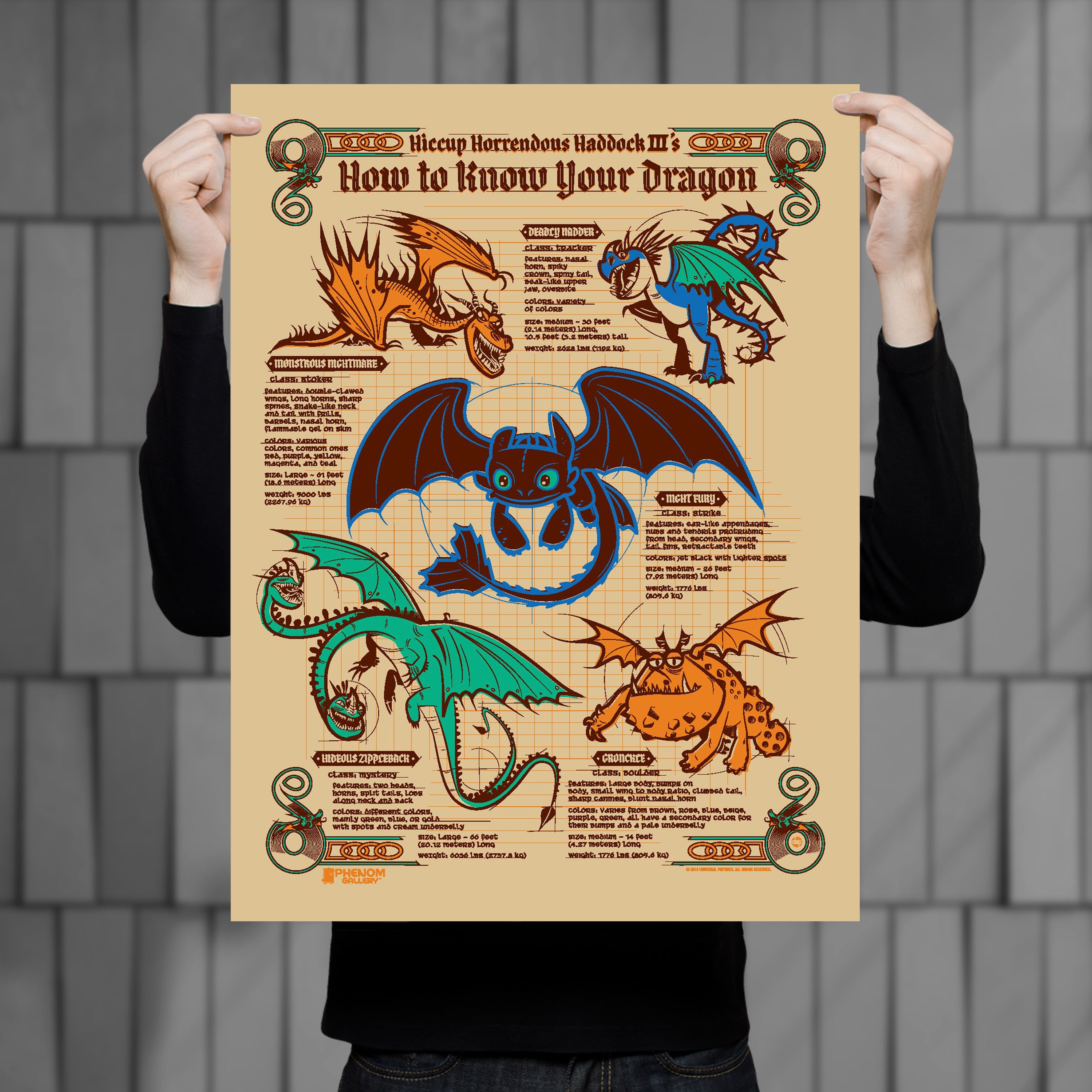 How To Know Your Dragon 18 x24 Serigraph how-to-know-your-dragon-18-x24-serigraph