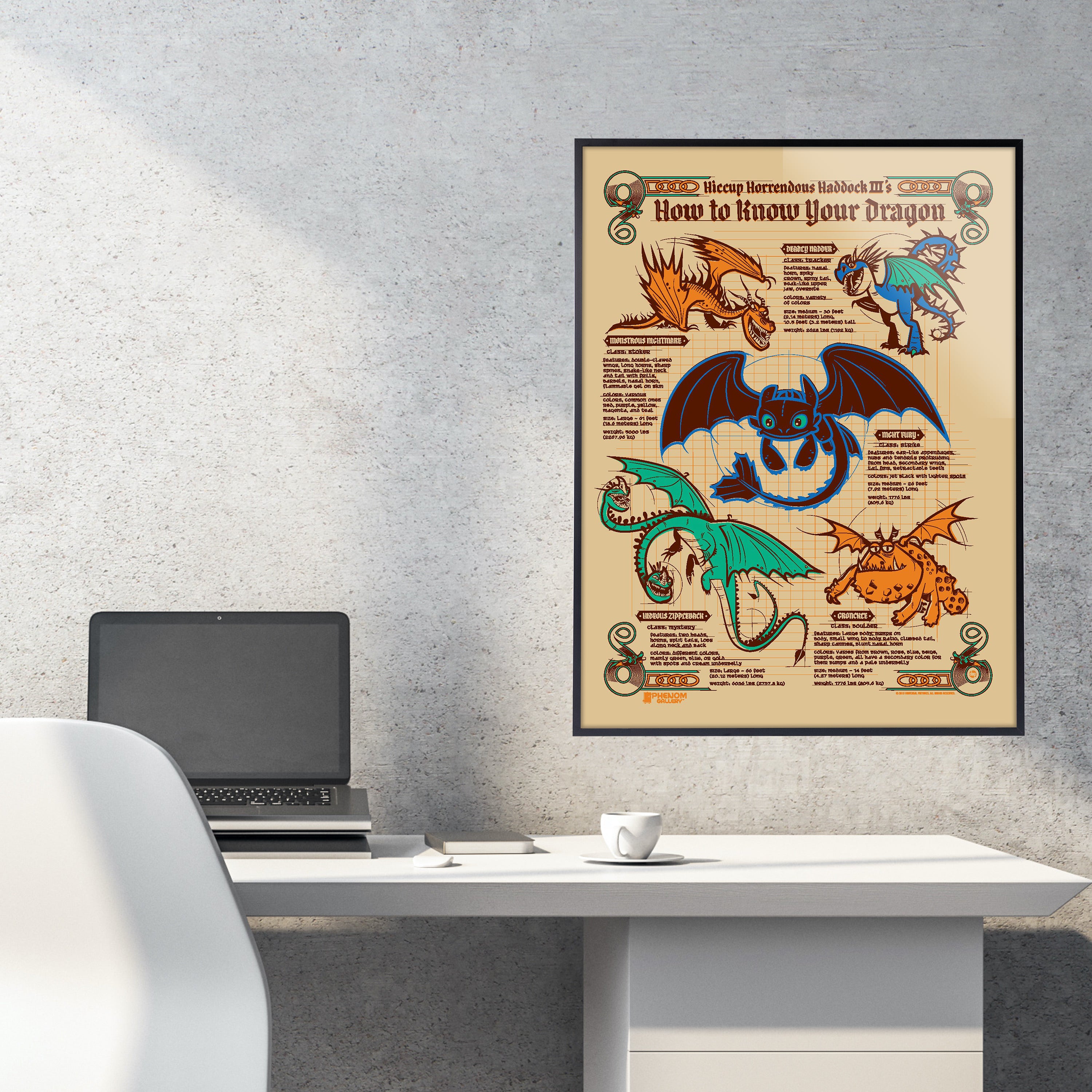 How To Know Your Dragon 18 x24 Serigraph how-to-know-your-dragon-18-x24-serigraph